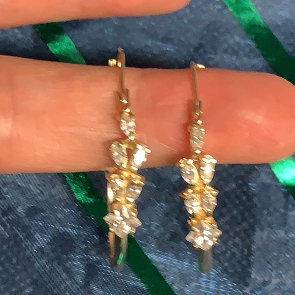 ❌SOLD❌Kay 14K Earrings Hoops 🌷 - Picture 4 of 13